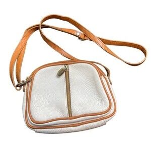 VALENTINA ivory Made In Italy Leather Extra Small Crossbody